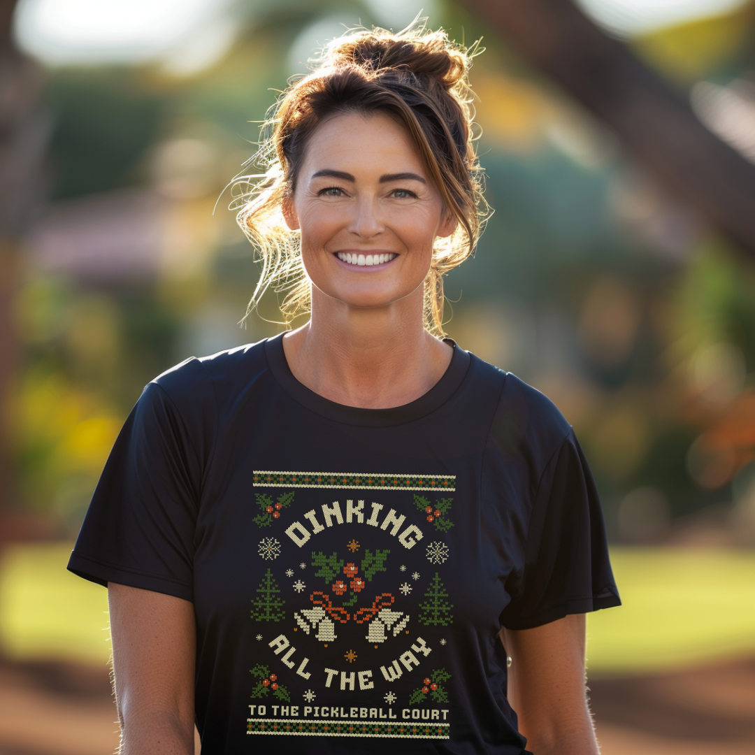 Dinking All The Way To The Pickleball Court Unisex Tee