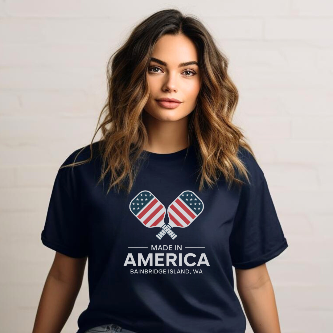 Made In America Pickleball Unisex Tee