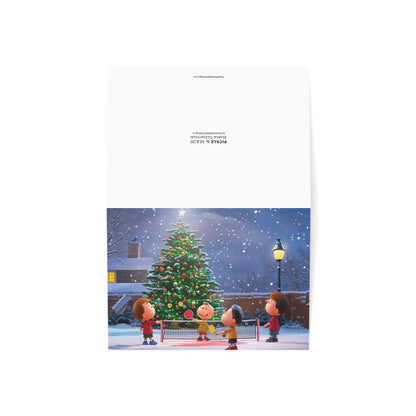 Jolly Volley Christmas Pickleball Holiday Cards