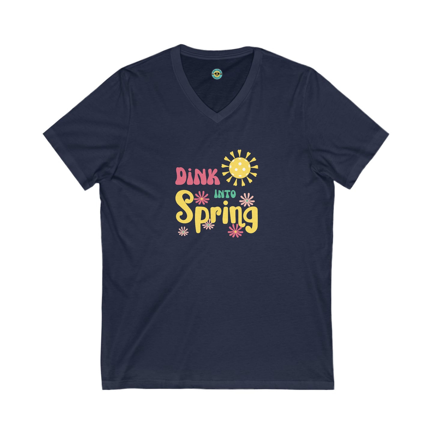 Dink Into Spring Unisex V-neck Tee