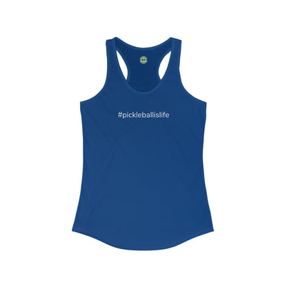 #pickleballislife Women's Racerback Tank