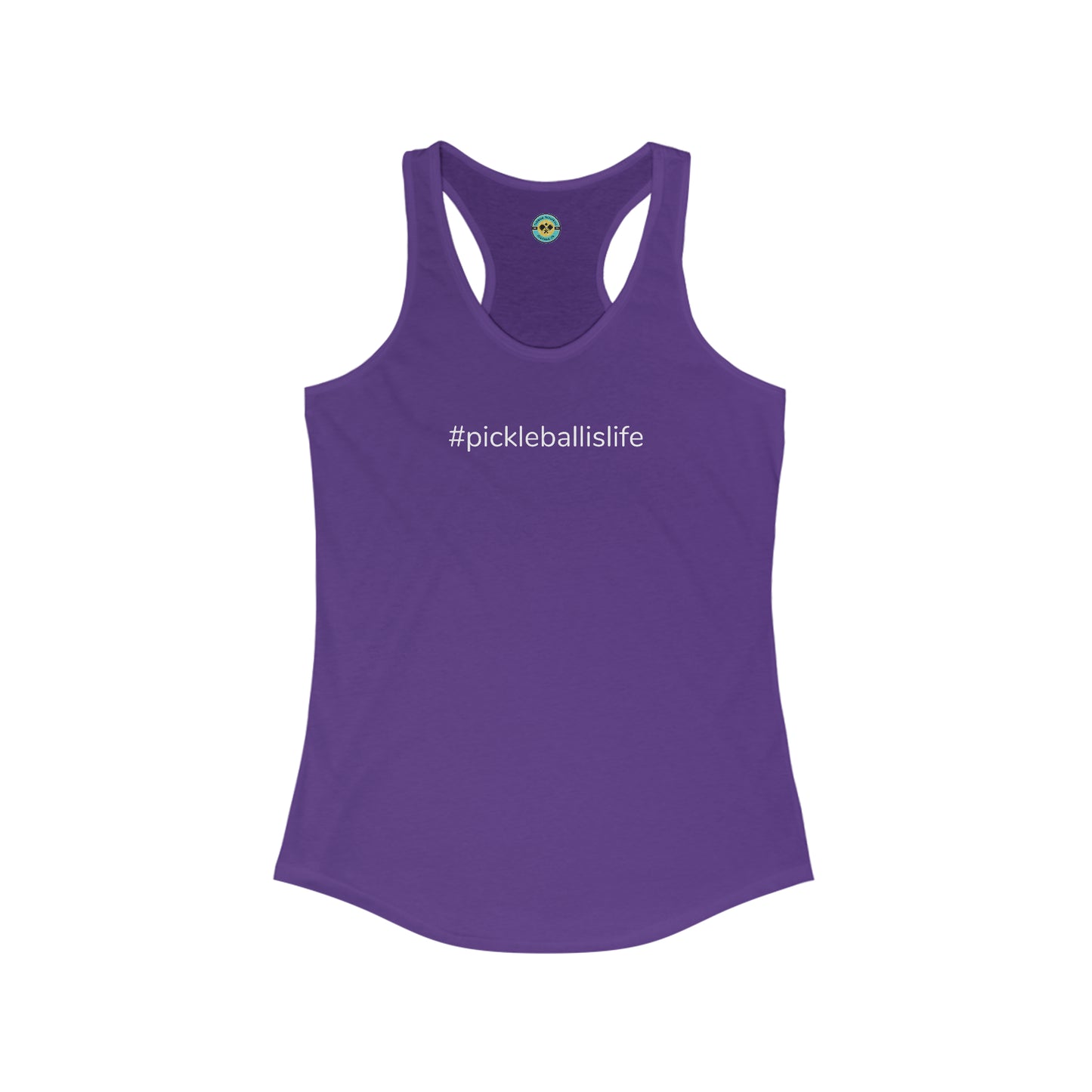 #pickleballislife Women's Racerback Tank