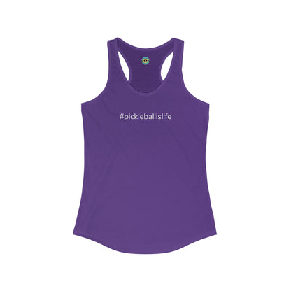 #pickleballislife Women's Racerback Tank