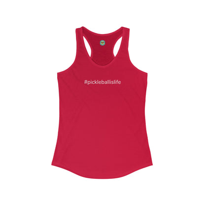 #pickleballislife Women's Racerback Tank