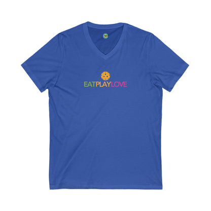 Eat Play Love Unisex V-neck Tee