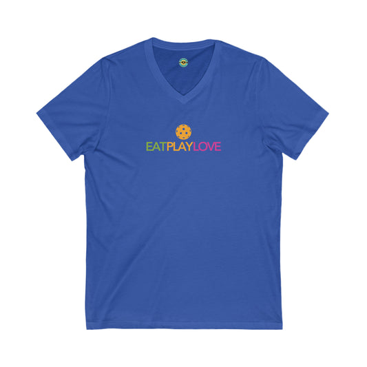 Eat Play Love Unisex V-neck Tee