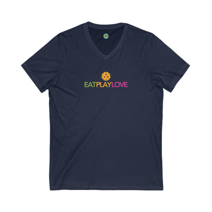 Eat Play Love Unisex V-neck Tee