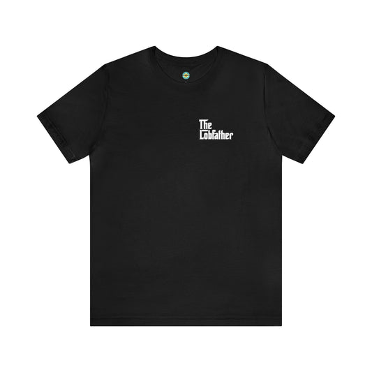 The Lobfather Unisex Tee (left chest)