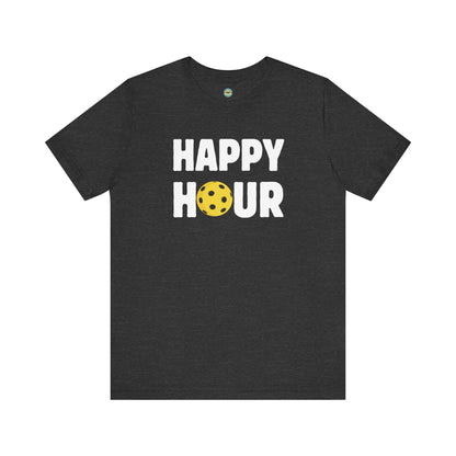 Happy Hour Pickleball Unisex Tee