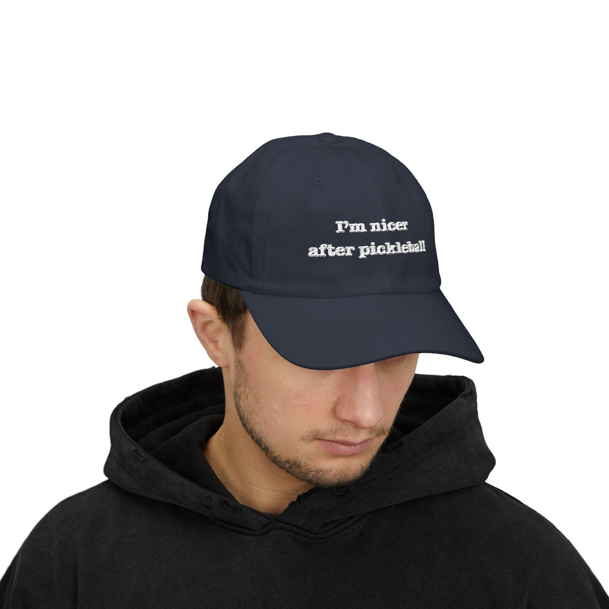 I’m Nicer After Pickleball Embroidered Pickleball Cap