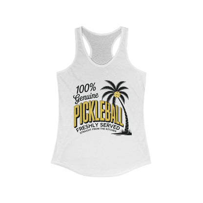 100% Genuine Pickleball Women's Racerback Tank