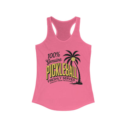 100% Genuine Pickleball Women's Racerback Tank