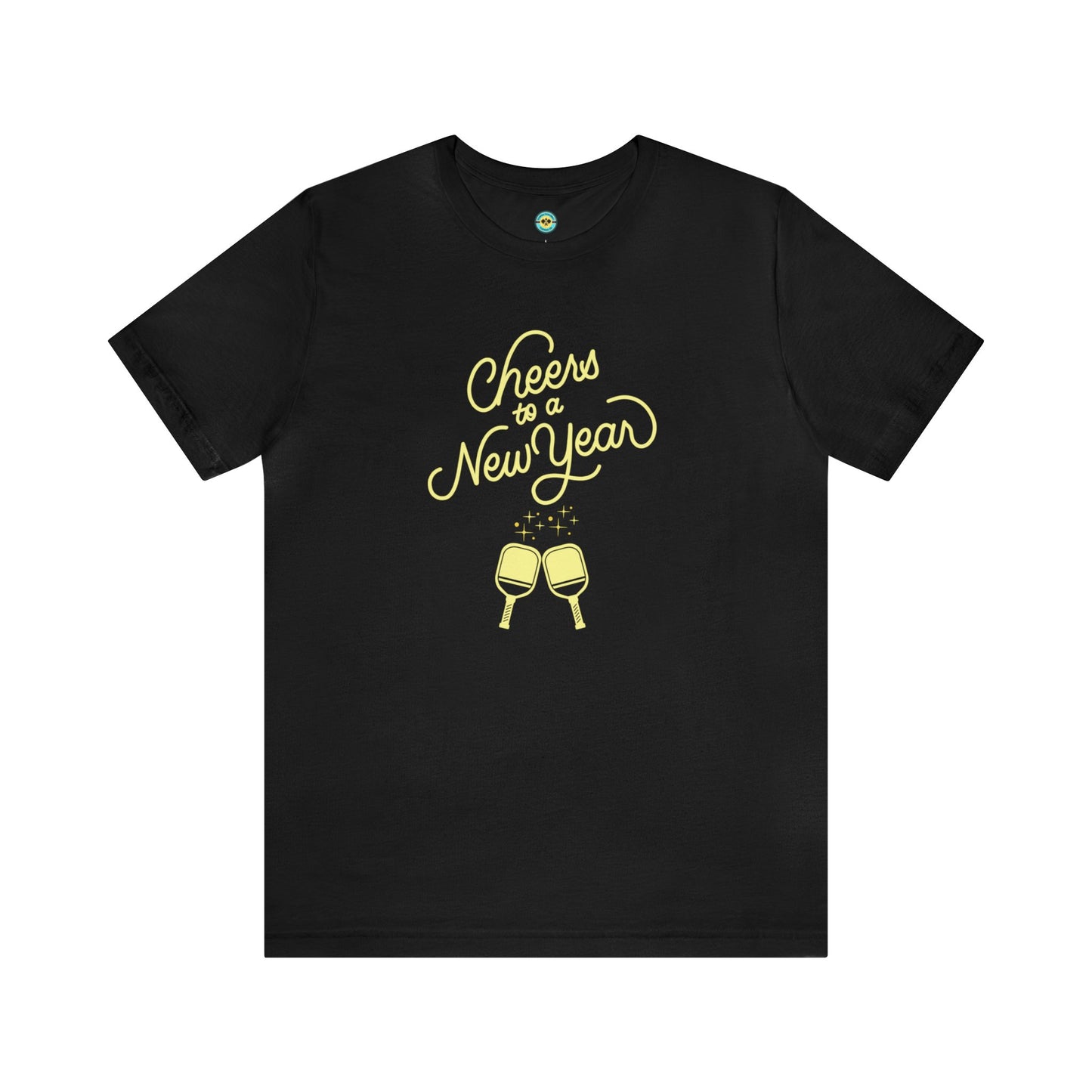Cheers To A New Year Pickleball Unisex Tee