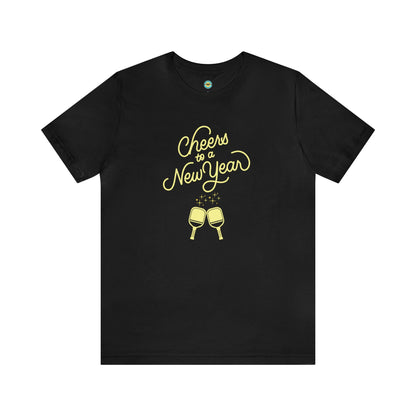Cheers To A New Year Pickleball Unisex Tee