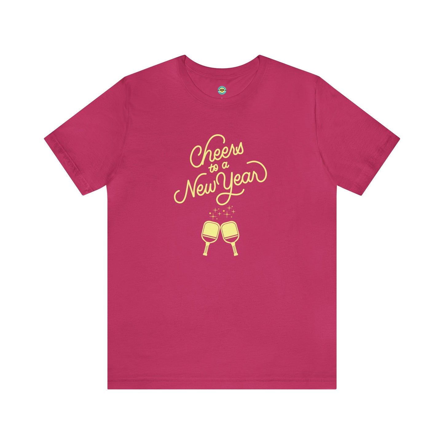 Cheers To A New Year Pickleball Unisex Tee
