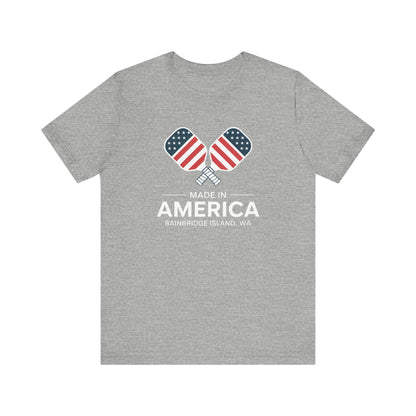 Made In America Pickleball Unisex Tee (Express Delivery)