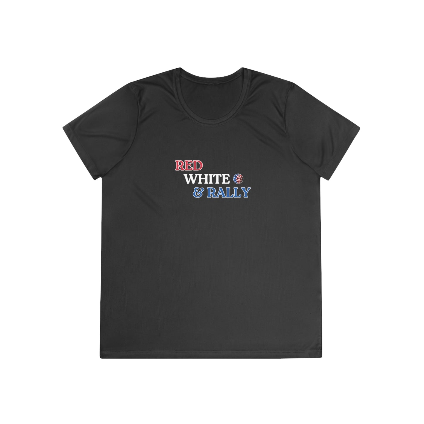 Red White & Rally Women's Performance Tee
