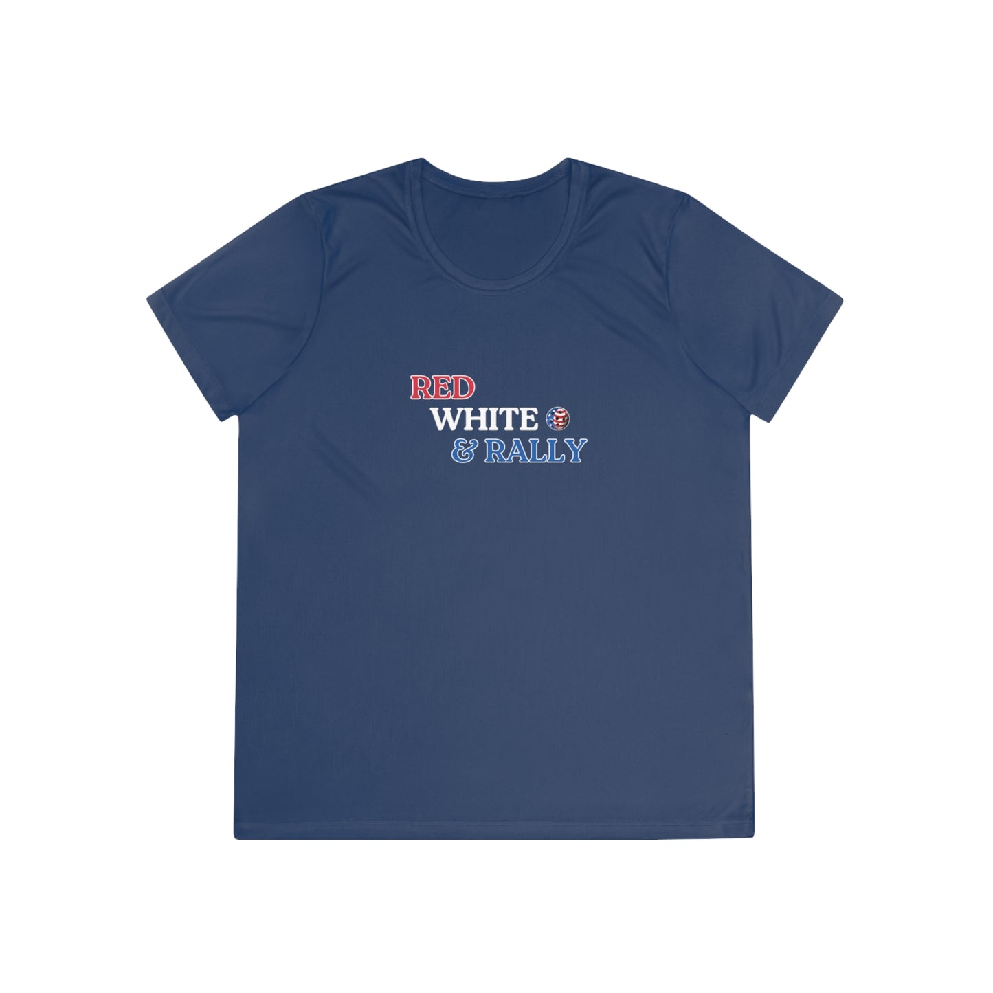 Red White & Rally Women's Performance Tee