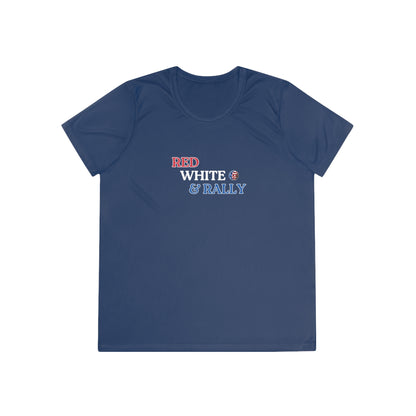 Red White & Rally Women's Performance Tee
