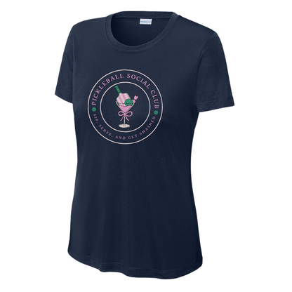 Pickleball Social Club - Sip, Serve & Get Smashed Women's Performance Tee
