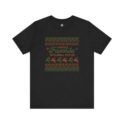 Santa's Favorite Pickleball Player Classic Unisex Tee