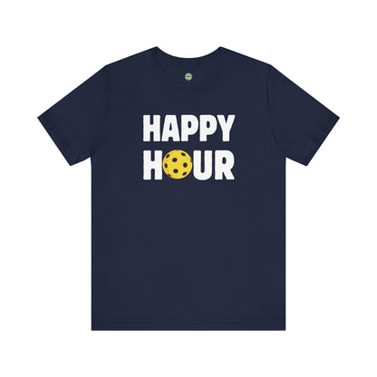 Happy Hour Pickleball Unisex Tee