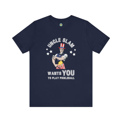 Uncle Slam Wants You to Play Pickleball Unisex Tee