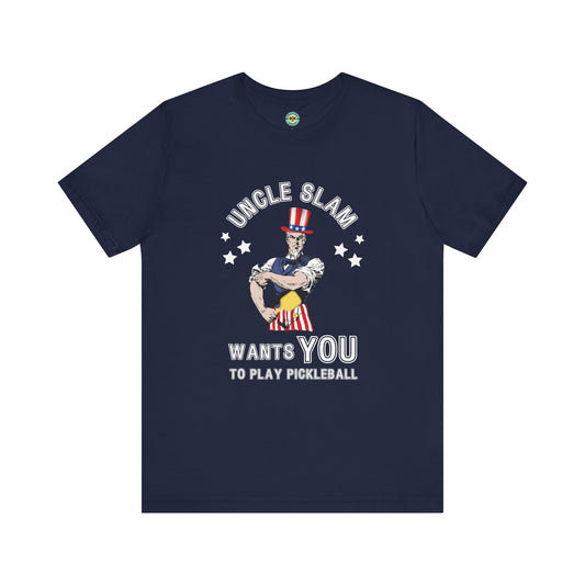 Uncle Slam Wants You to Play Pickleball Unisex Tee