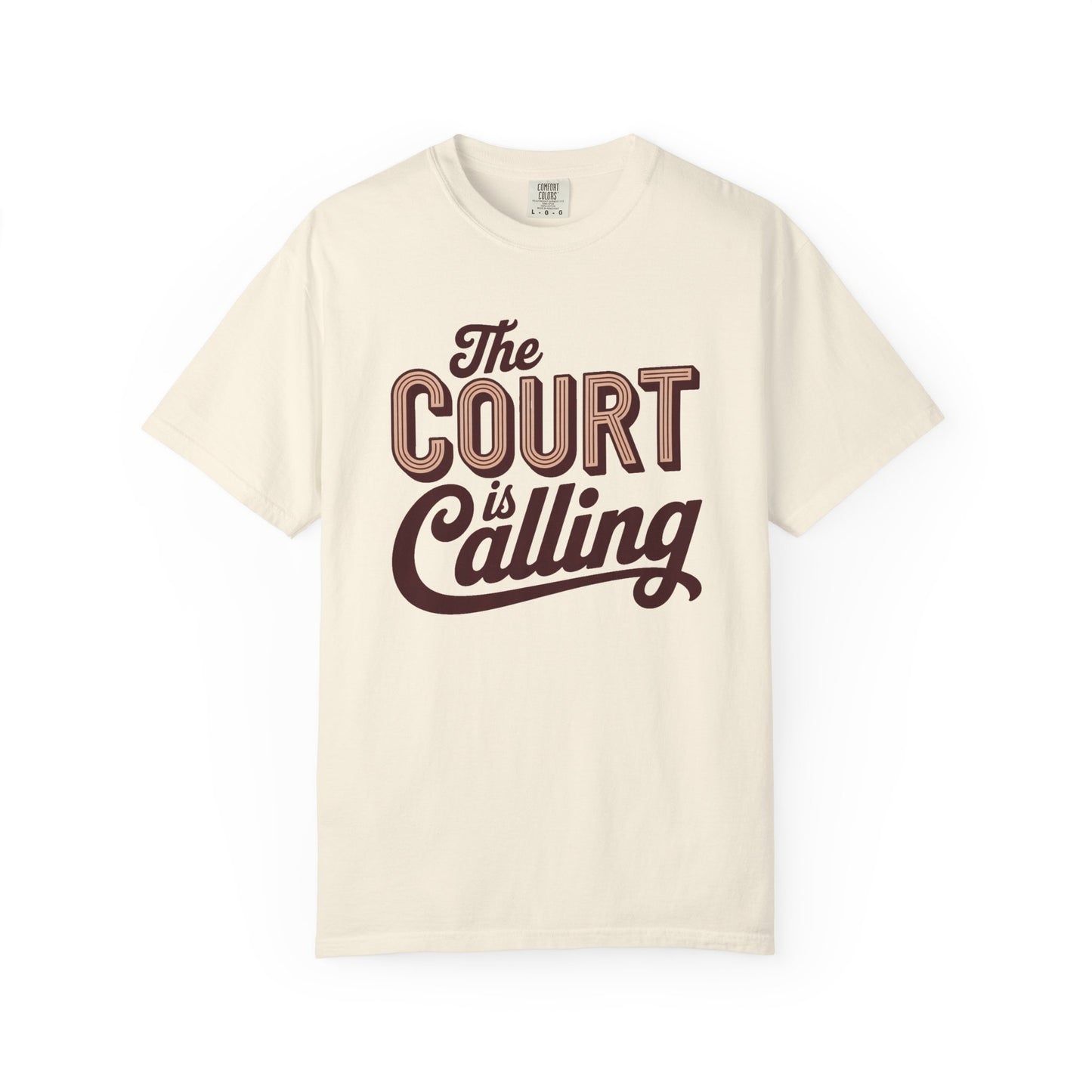 The Court Is Calling Comfort Colors Unisex Pickleball T-shirt