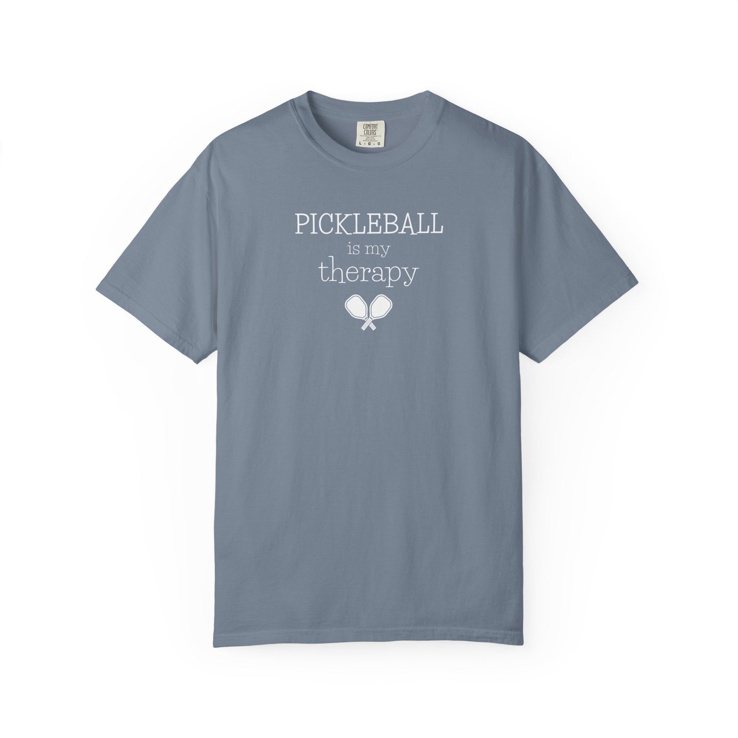 Pickleball Is My Therapy Comfort Colors Unisex Pickleball T-shirt