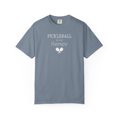 Pickleball Is My Therapy Comfort Colors Unisex Pickleball T-shirt