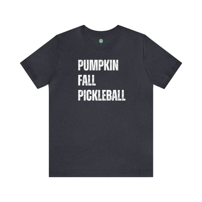 Pumpkin Fall Pickleball Unisex Tee