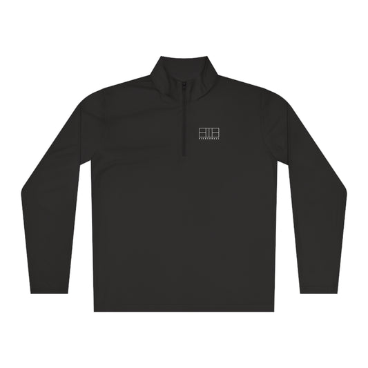 Pickleball Court Unisex Quarter-Zip Performance Pullover