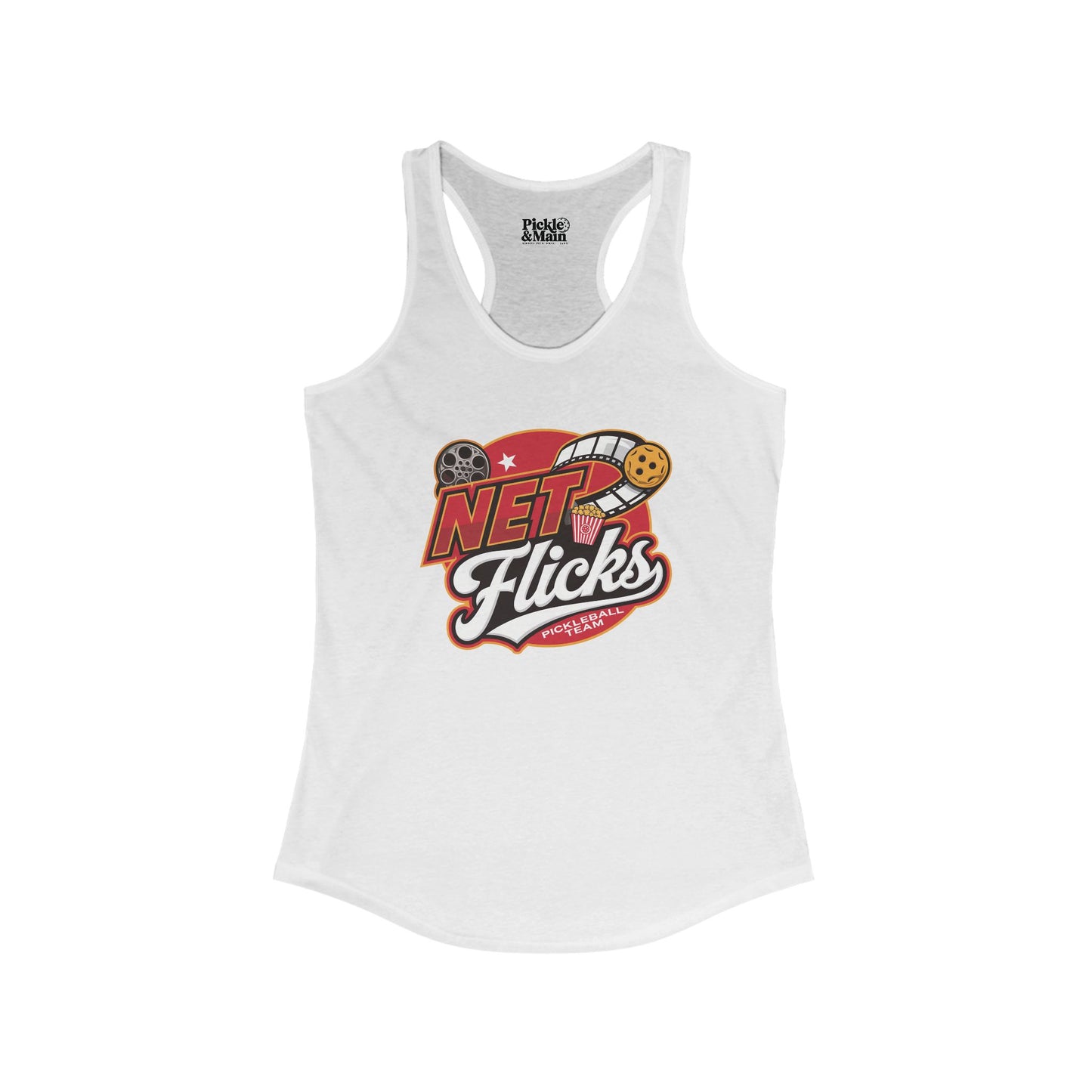 Net Flicks Pickleball Team Women's Racerback Tank