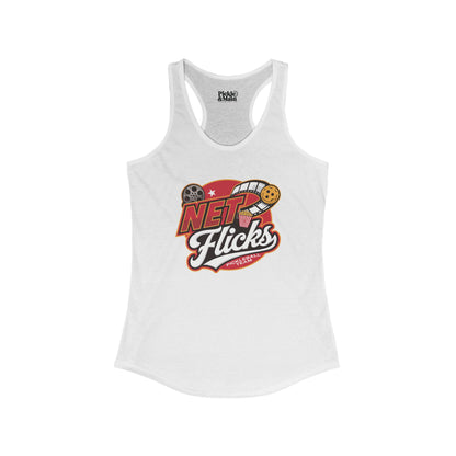 Net Flicks Pickleball Team Women's Racerback Tank