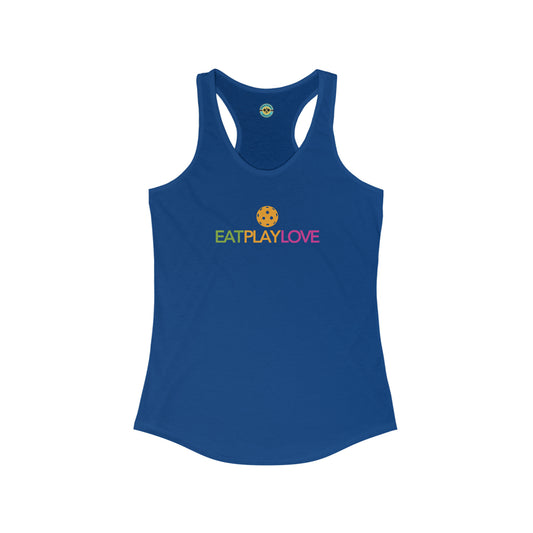 Eat Play Love Pickleball Racerback Tank