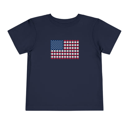 Pickleball Flag Toddler Tee
