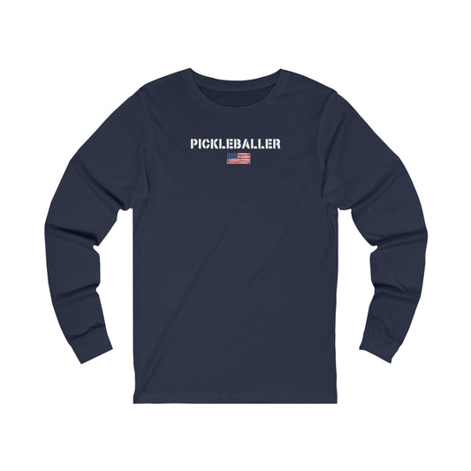 Pickleballer USA Long Sleeve Tee