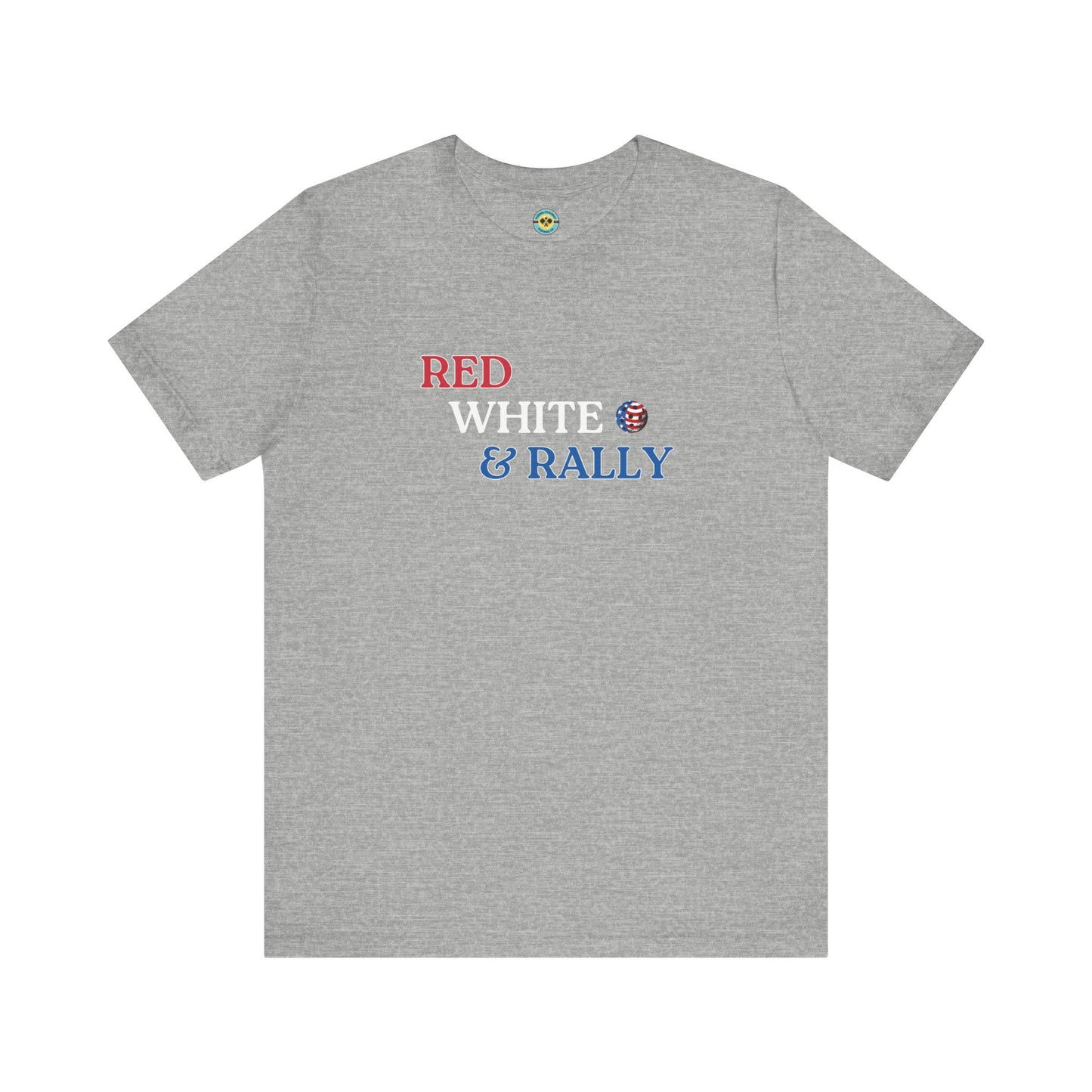 Red White & Rally Pickleball Unisex Tee
