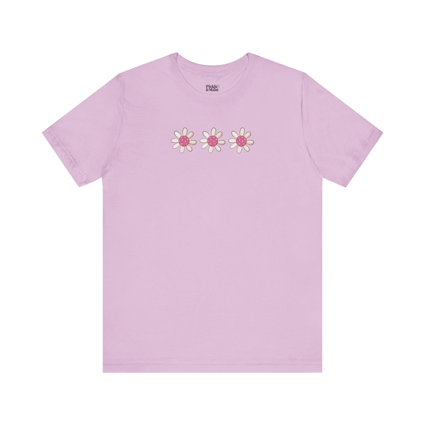 Pickleball Flowers Unisex Tee
