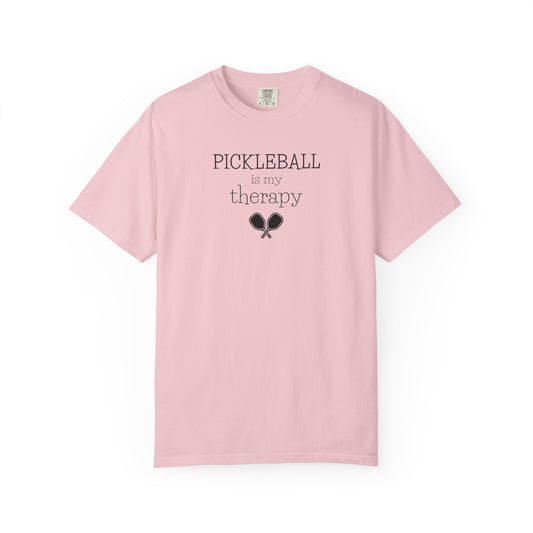 Pickleball Is My Therapy Comfort Colors Unisex Pickleball T-shirt
