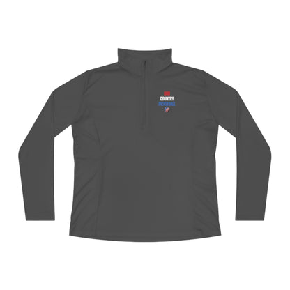 God Country Pickleball Ladies Quarter-Zip Pullover