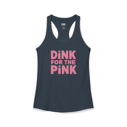 Dink For The Pink Women's Racerback Tank
