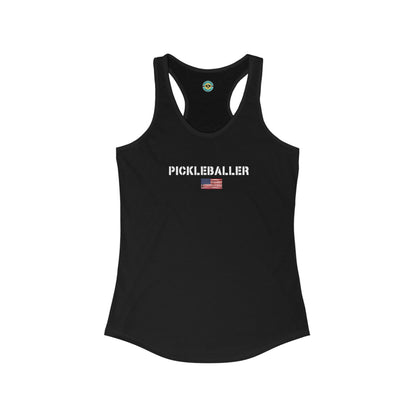 Pickleballer USA Racerback Tank