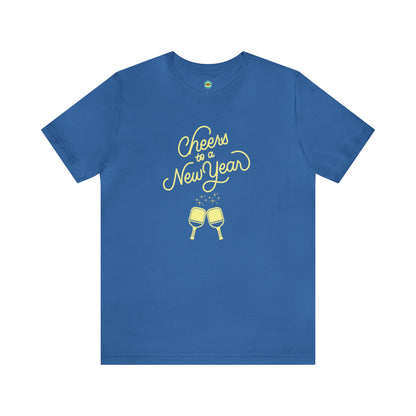 Cheers To A New Year Pickleball Unisex Tee