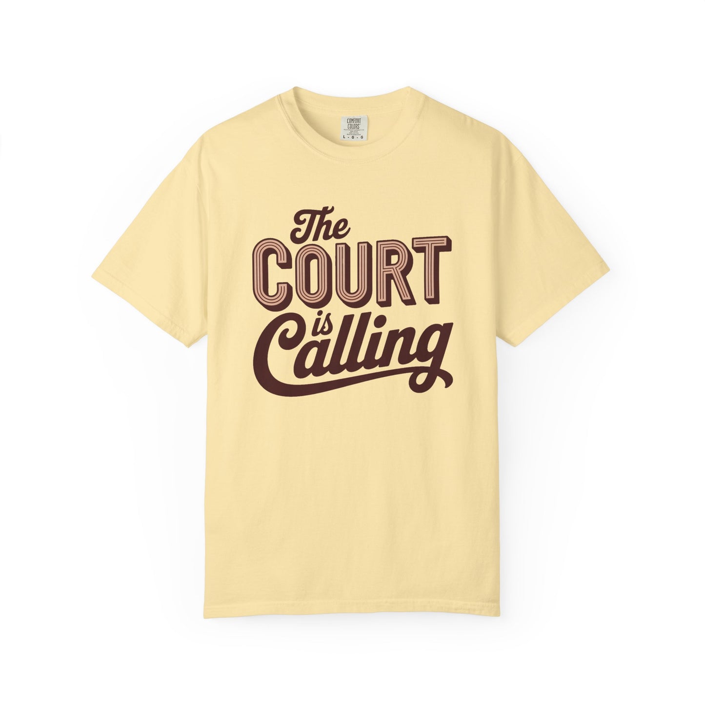 The Court Is Calling Comfort Colors Unisex Pickleball T-shirt