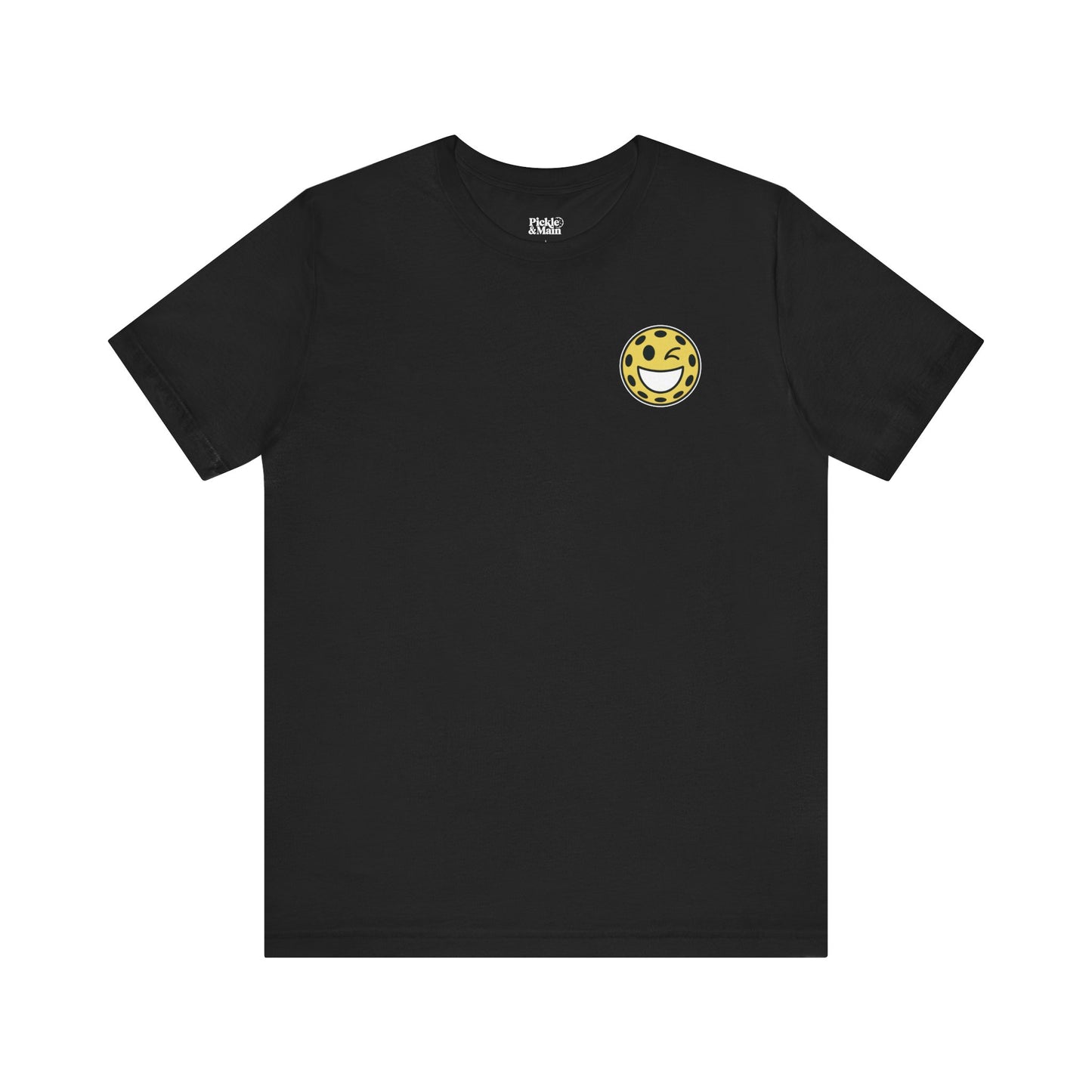 Pickleball Smiley Face Unisex Tee