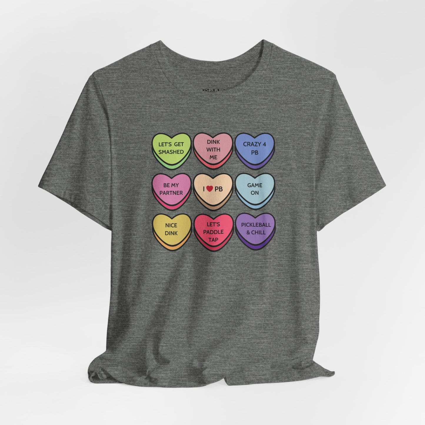 Pickleball Candy Hearts Unisex T-shirt