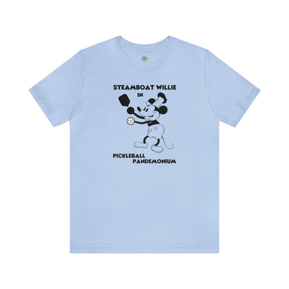 Steamboat Willie Pickleball Pandemonium Unisex Tee