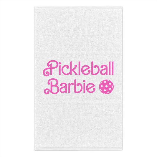 Pickleball Barbie Sport Towel - White